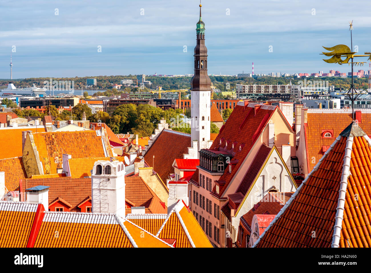 Tallinn old town Stock Photo