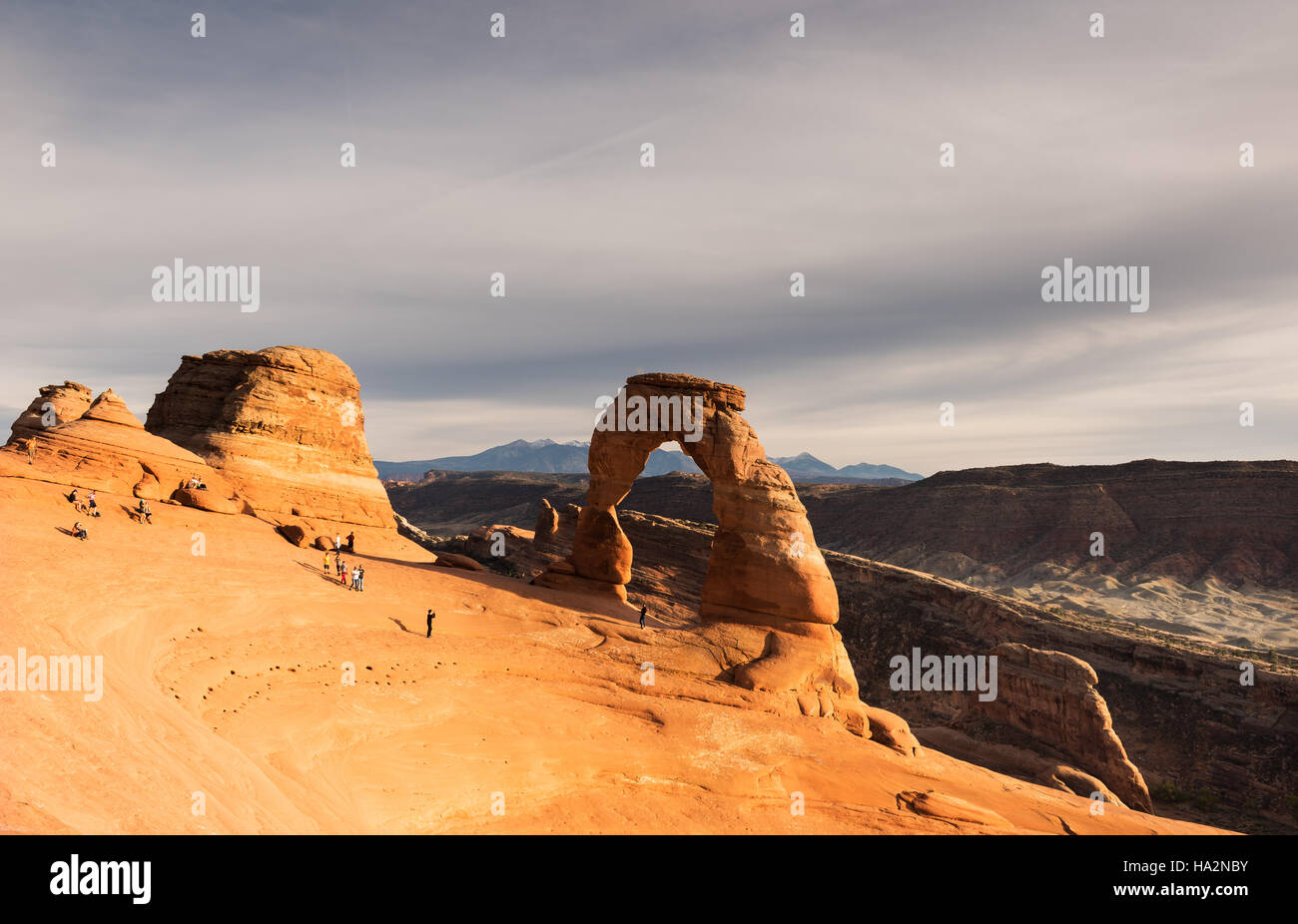 Delicate Arch, Arches National Park, Utah. Stock Photo