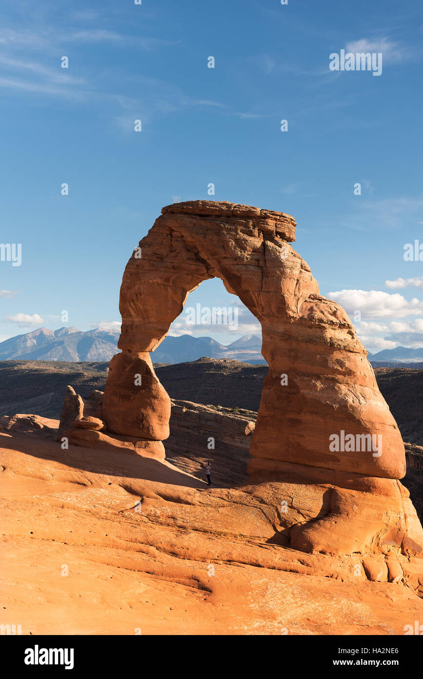 Delicate Arch, Arches National Park, Utah Stock Photo