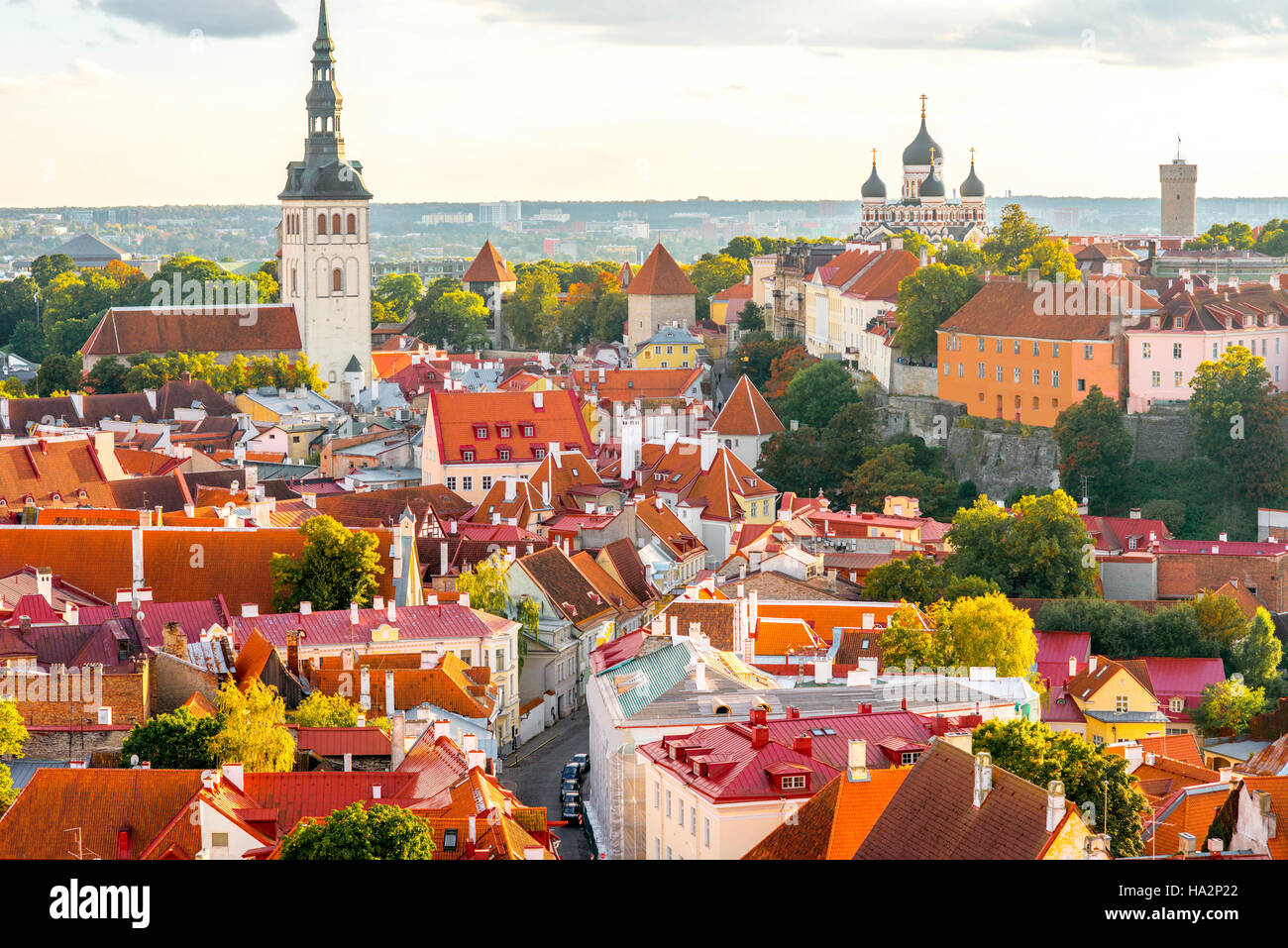 Tallinn old town Stock Photo