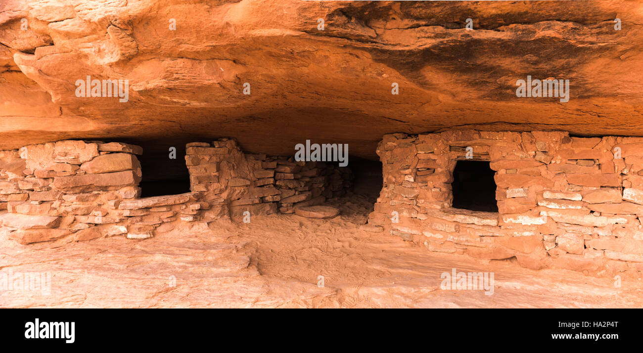 Pueblo Granaries, Canyonlands National Park, Utah Stock Photo