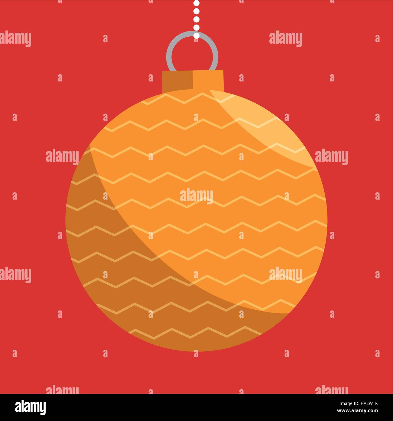 christmas ball isolated icon vector illustration design Stock Vector ...
