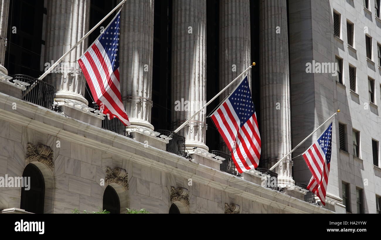 United States Of America Flags Stock Photo