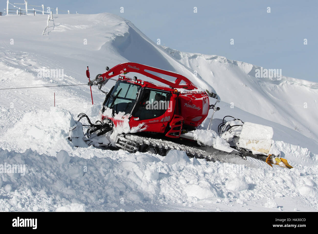 Feldberg, Germany - January 18, 2016: View from the Feldberg, the highest Mountain in the Blackforest Stock Photo