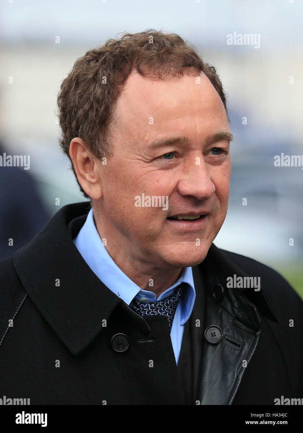 Middlesbrough s Chairman owner Steve Gibson left Arrives For The
