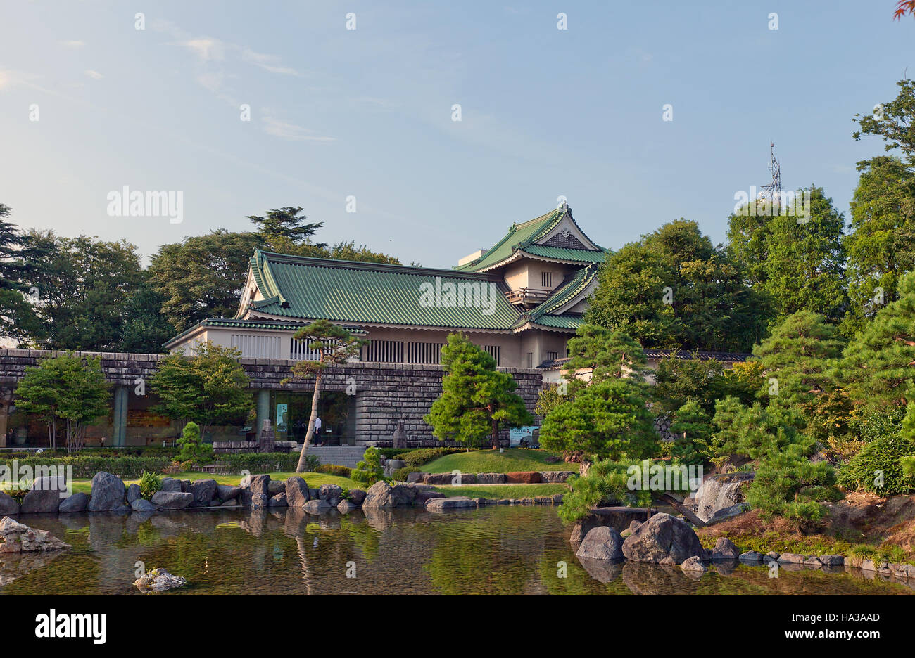 Sato Museum of Art and Tea Ceremony on the ground of former Toyama castle, Japan Stock Photo