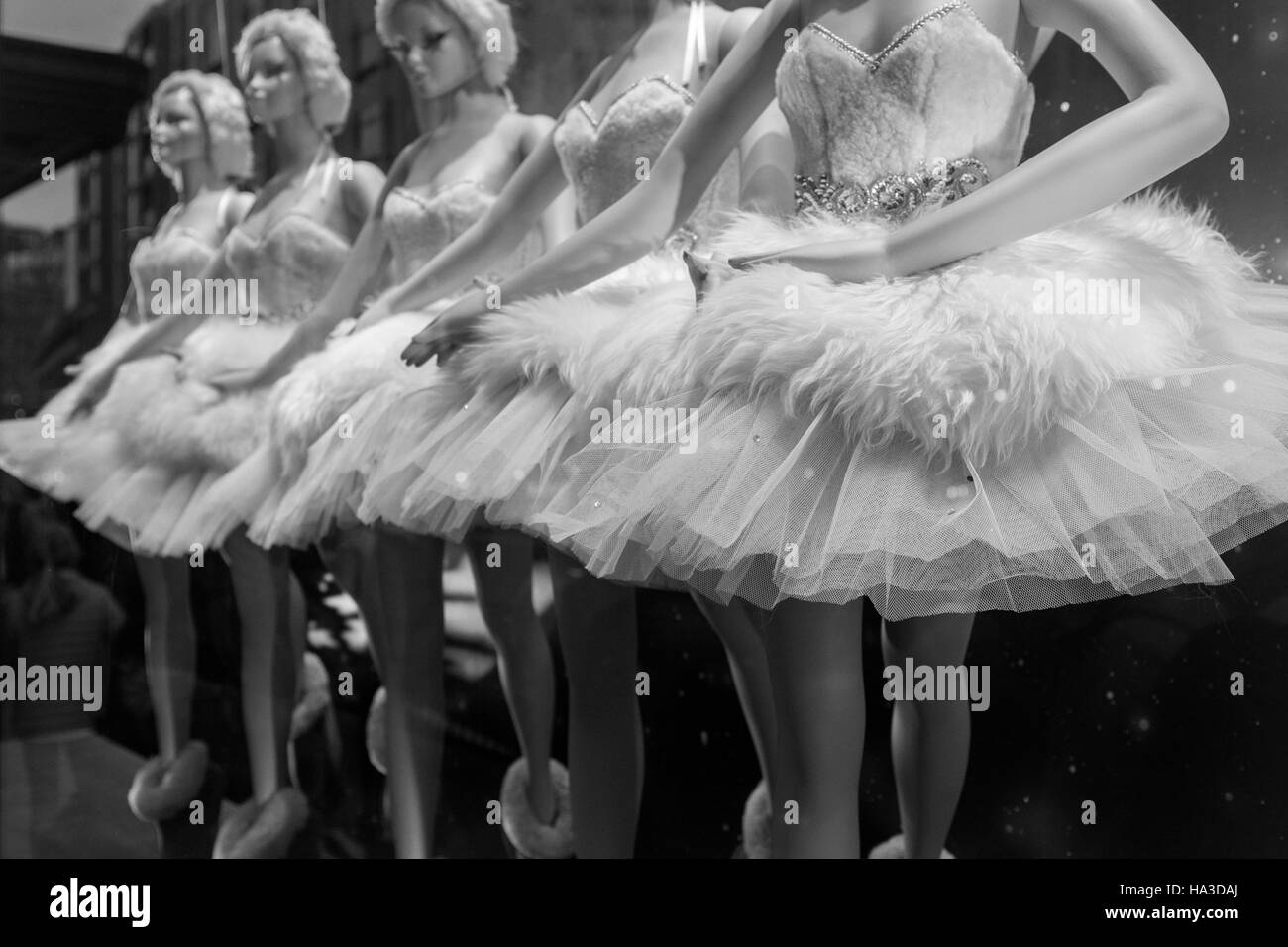 Ballet dancers mannequins Stock Photo