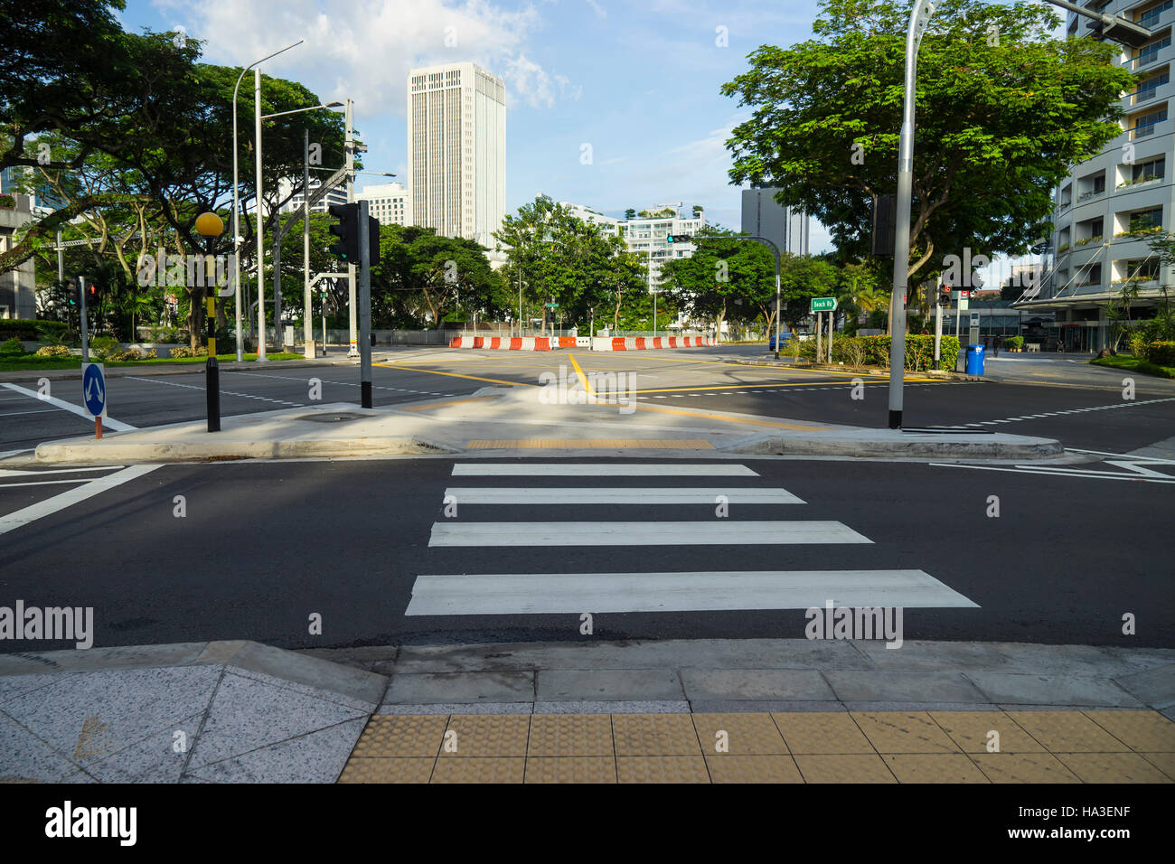 zebra way at junction road in singapore can use to display or montage