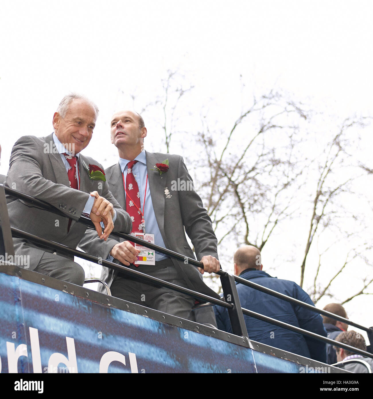 World Cup Winning England Rugby Team Parade Through Central London