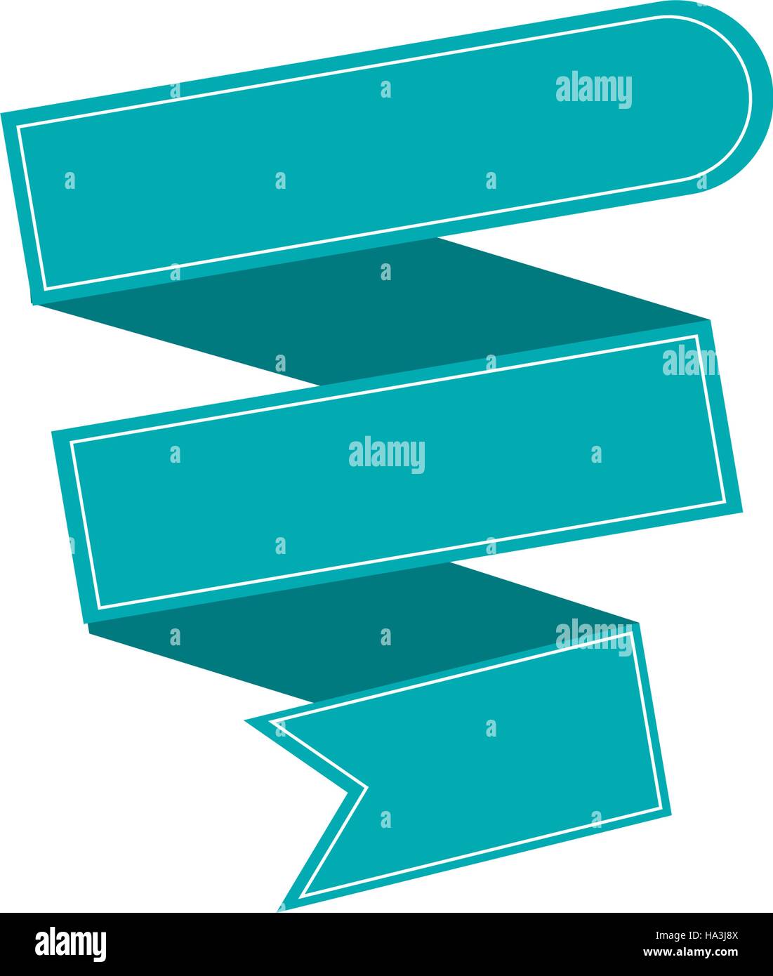 ribbon banner blue design icon Stock Vector Image & Art - Alamy