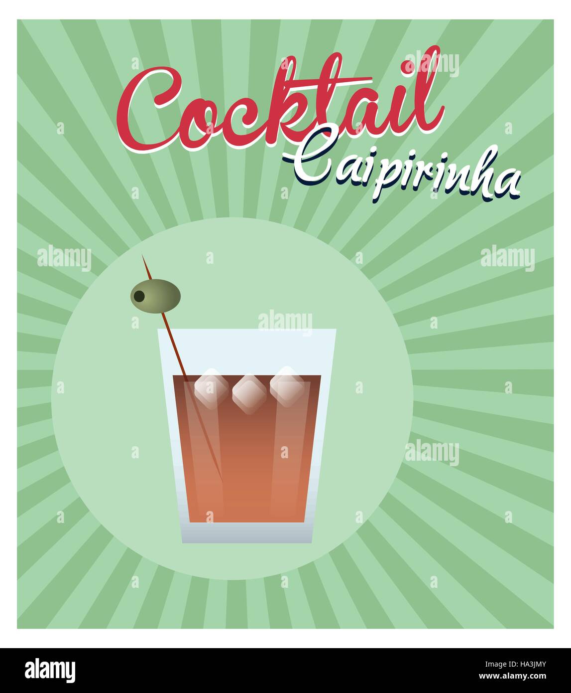 cocktail alcoholic olive green background Stock Vector Image & Art Alamy