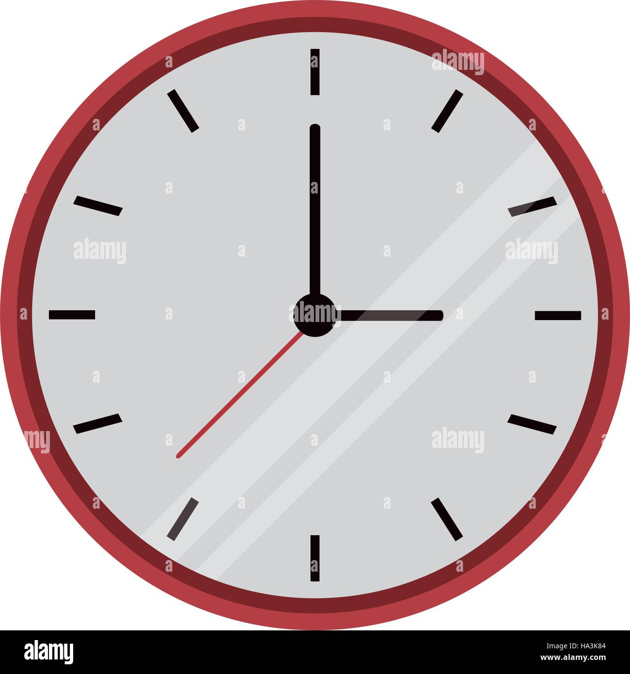 clock time watch work icon Stock Vector Image & Art Alamy
