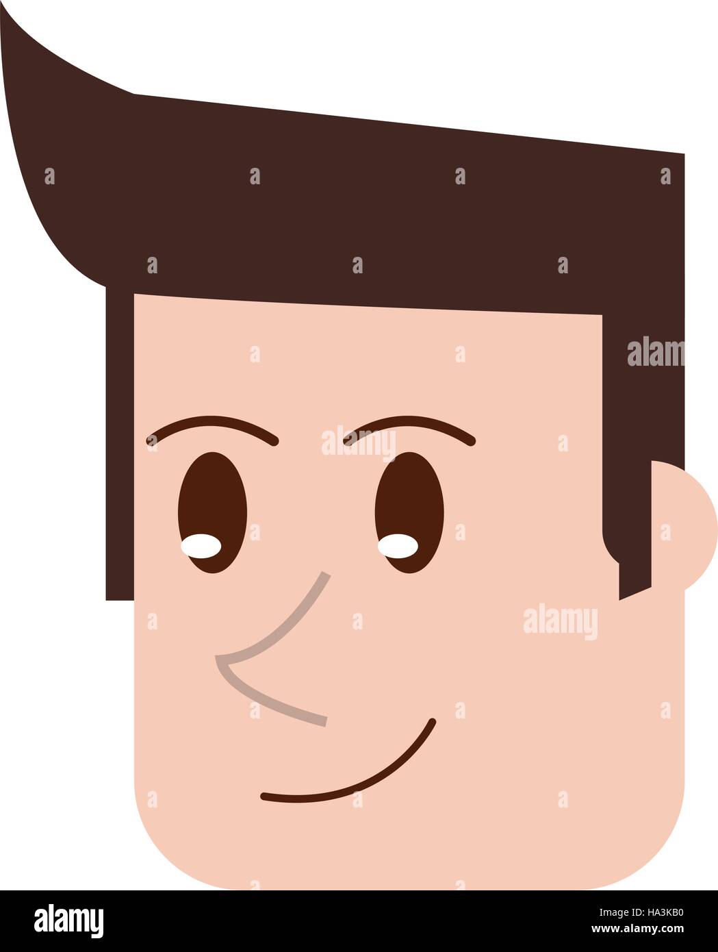 face man smiling design Stock Vector Image & Art - Alamy