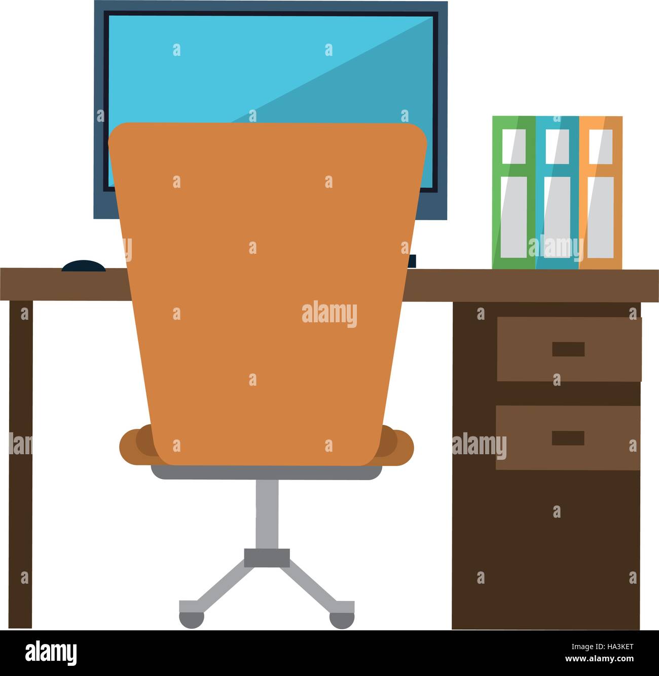 workplace office space equipment design Stock Vector Image & Art Alamy