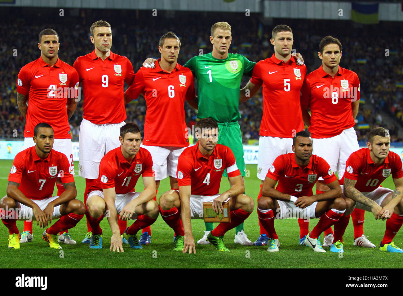England football team 2013 hi-res stock photography and images - Alamy