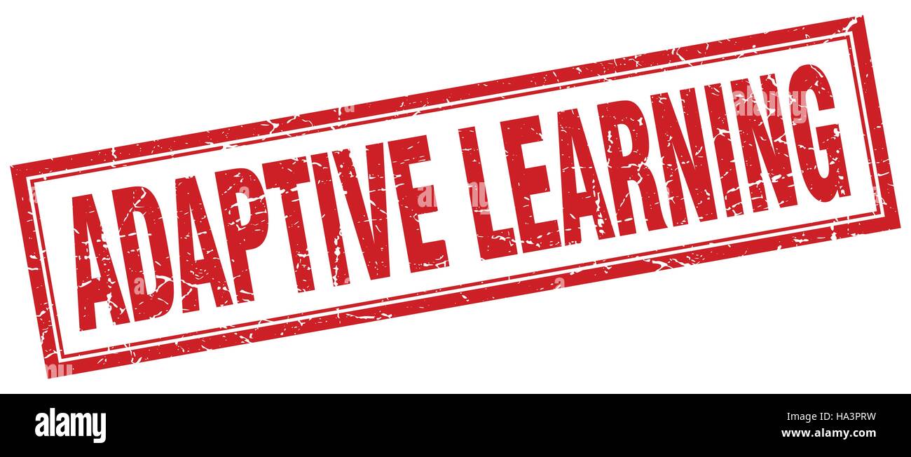 adaptive learning square stamp Stock Vector Image & Art - Alamy