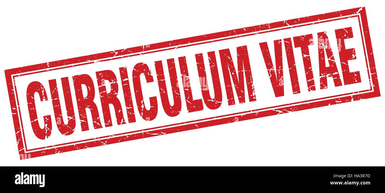 curriculum vitae square stamp Stock Vector Image & Art - Alamy