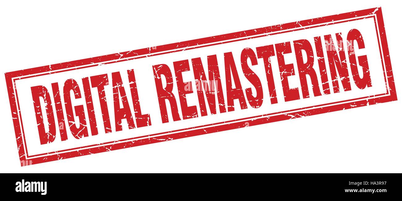 digital remastering square stamp Stock Vector Image & Art - Alamy