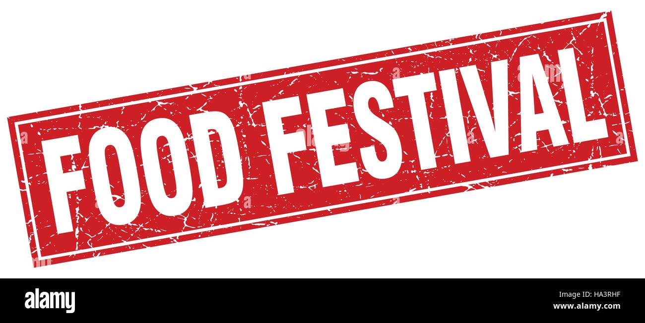 food festival square stamp Stock Vector Image & Art - Alamy