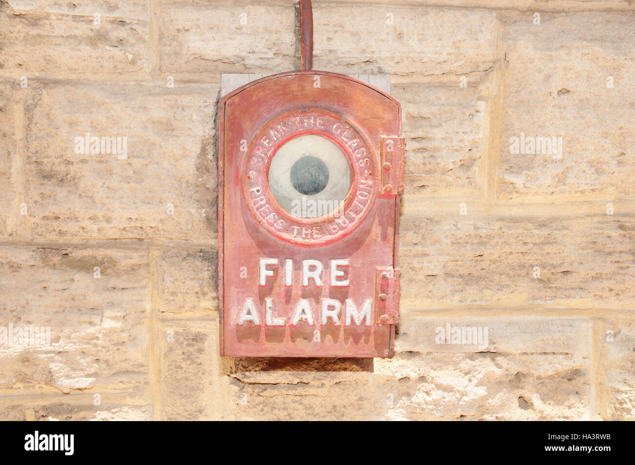 Antique Fire Alarm Stock Photo Alamy