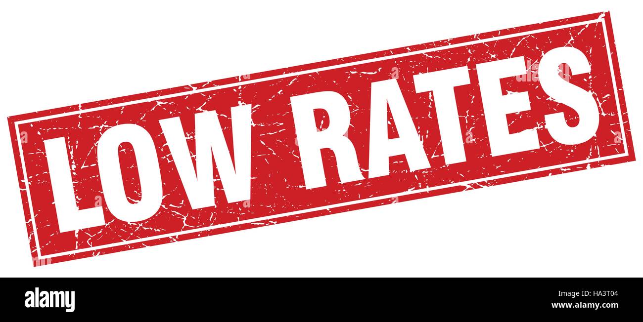 low rates square stamp Stock Vector Image & Art Alamy