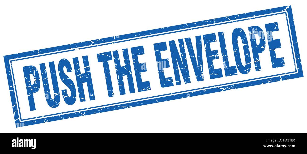 push the envelope square stamp Stock Vector Image & Art Alamy