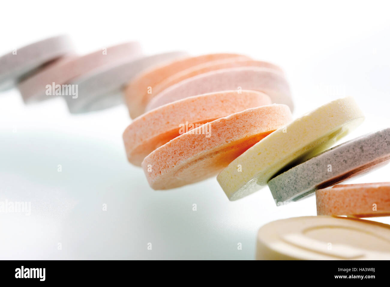 Multicoloured grape sugars Stock Photo Alamy