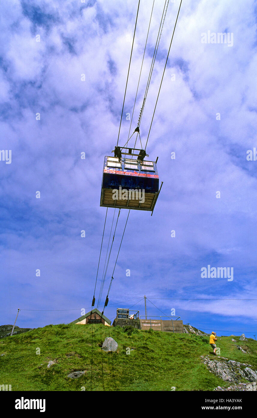 Cable car connecting Dursey Island to the Beara Peninsula, County Cork