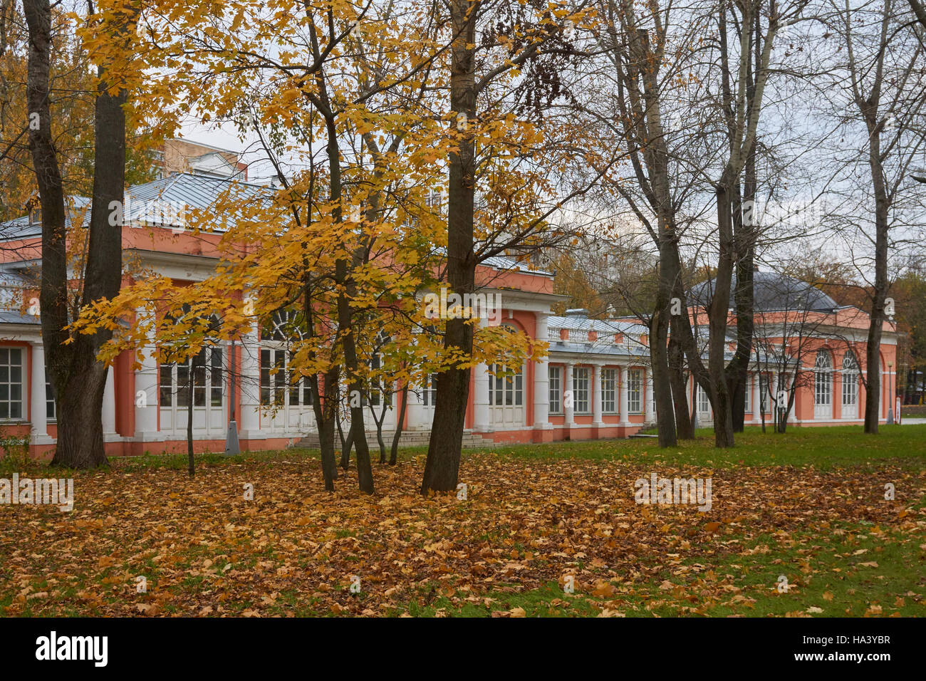 Vorontsovo estate in Vorontsovo park, Moscow, Russia Stock Photo