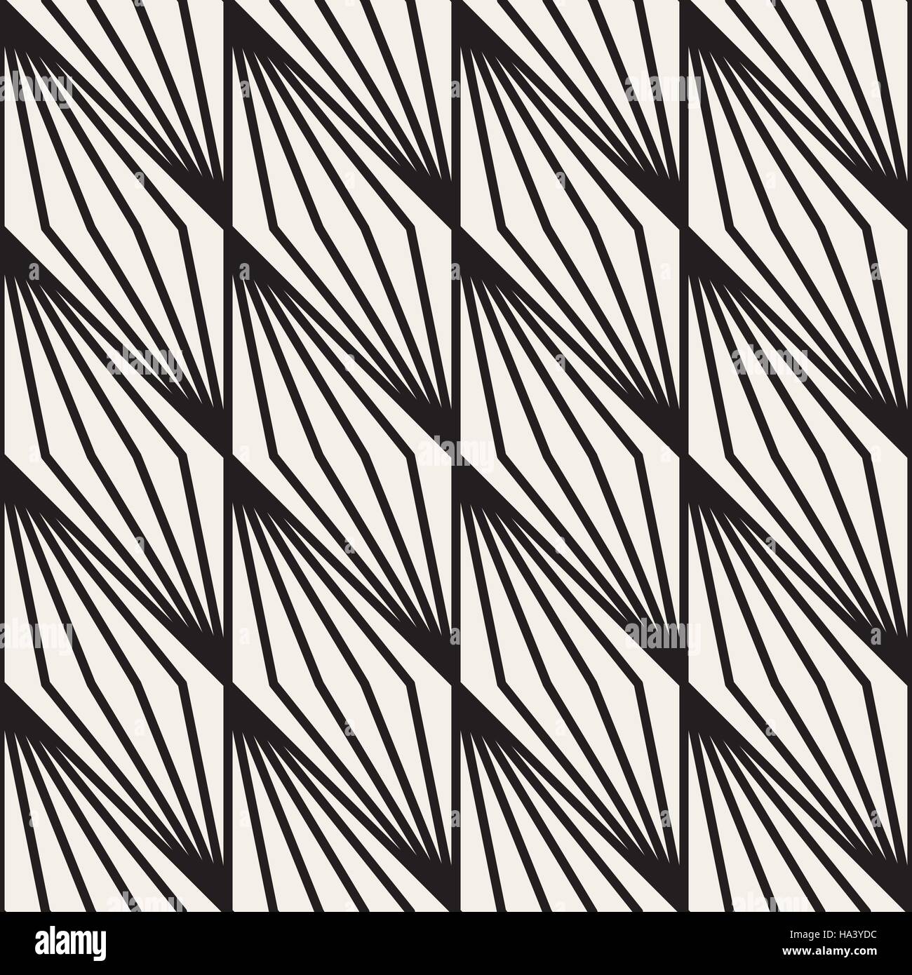 Vector Seamless Black And White Stripe Lines Geometric Pattern Stock ...