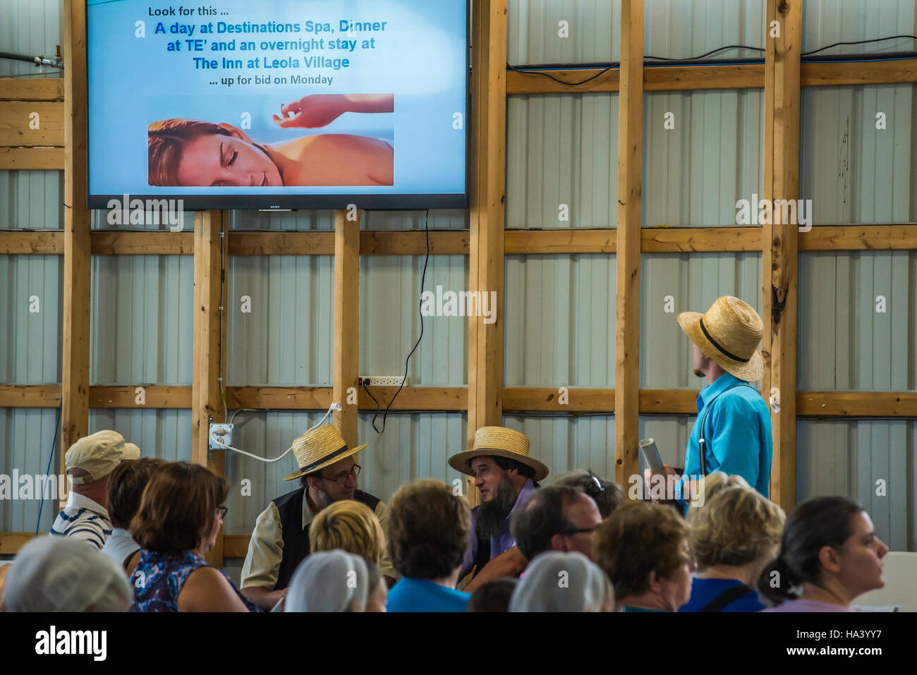 Lancaster county Hospice fund raising auction Stock Photo Alamy