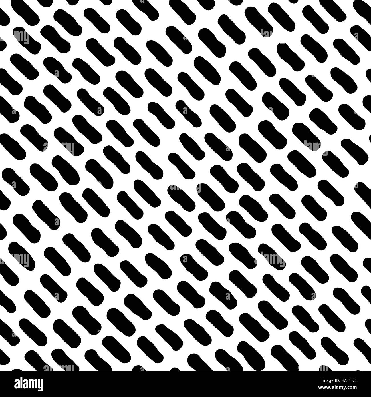 Seamless wavy hand drawn stripes Black and White Stock Photos & Images ...