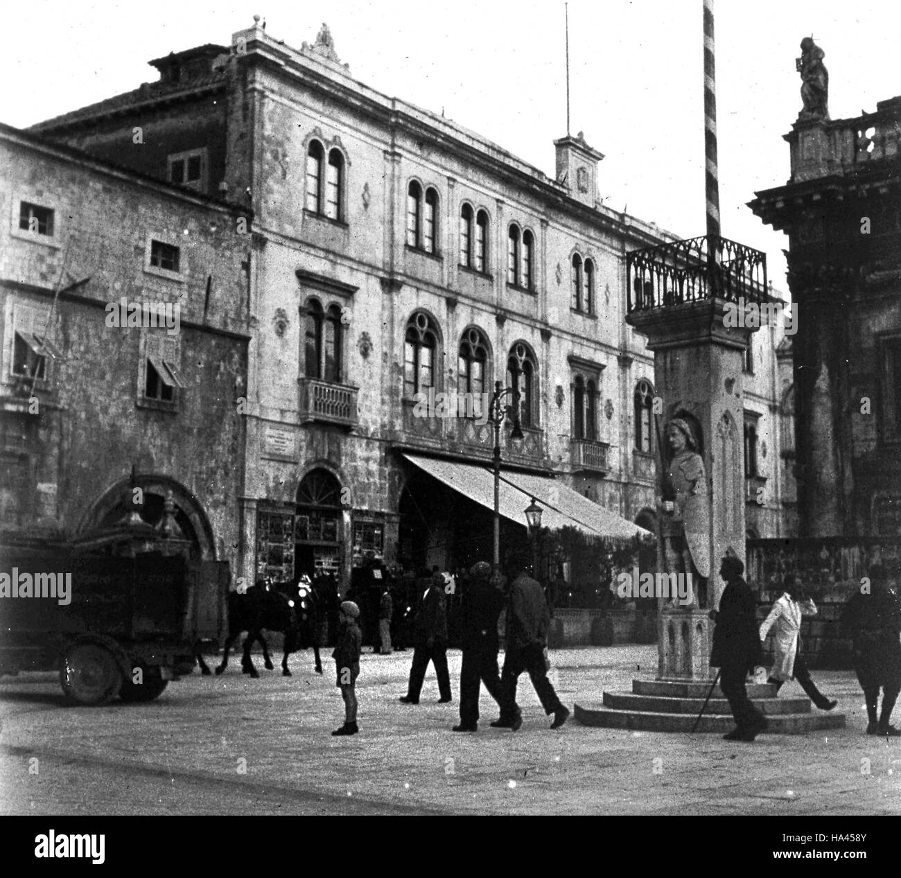 Ragusa in Italy 1930 Stock Photo