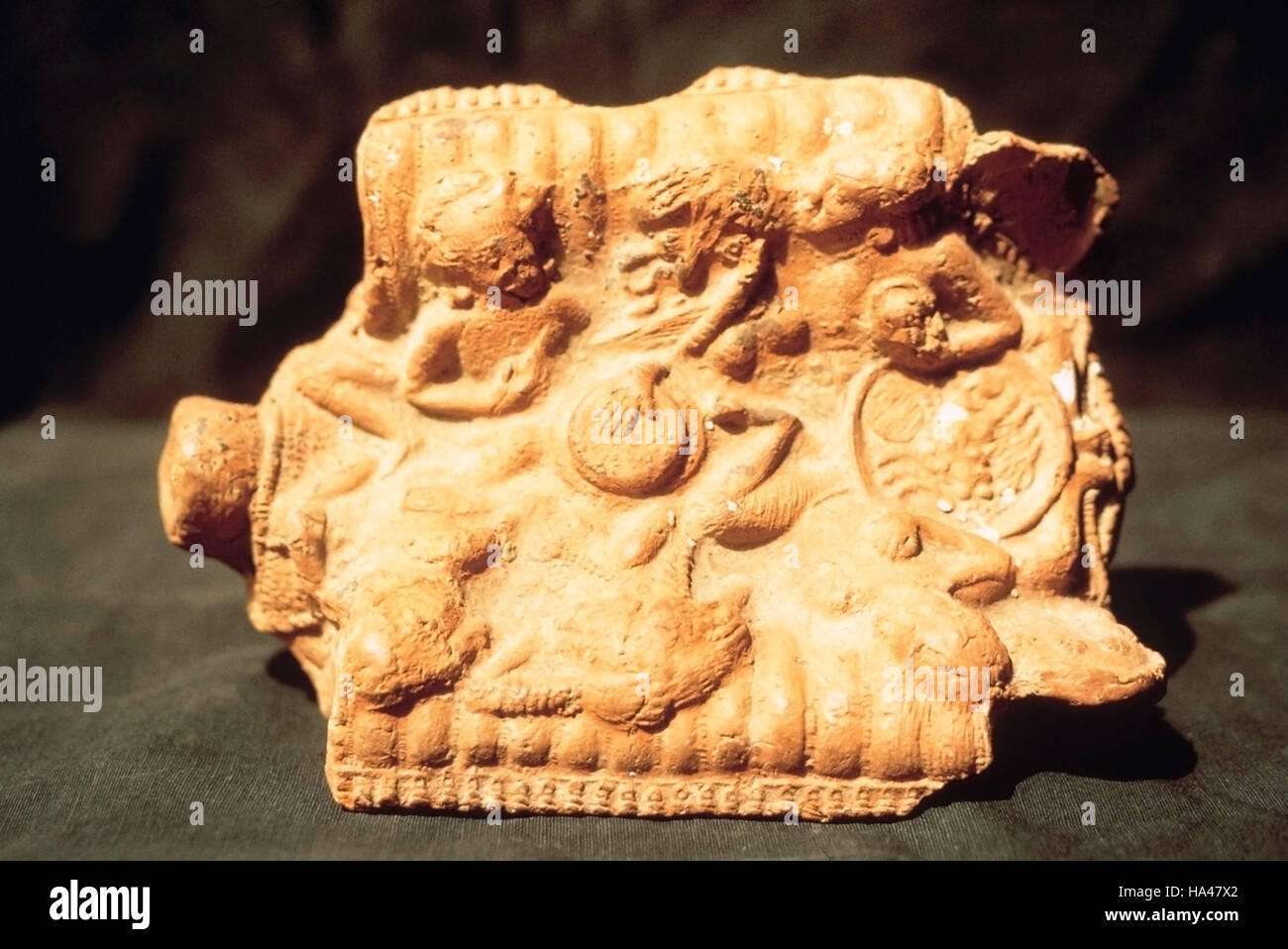 Amorous couple. Late Sunga period. Dated 300400 A.D Stock Photo Alamy