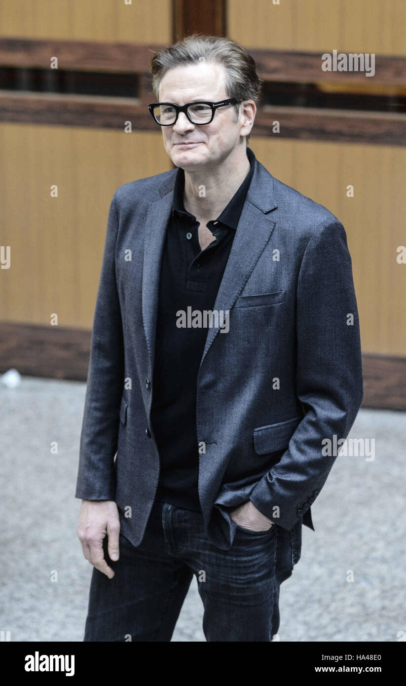Colin Firth attends a screening for 'In Bici Senza Sella' at Aula Tarantelli  Featuring: Colin Firth Where: Rome, Italy When: 27 Oct 2016 Credit: IPA/WENN.com  **Only available for publication in UK, USA, Germany, Austria, Switzerland** Stock Photo