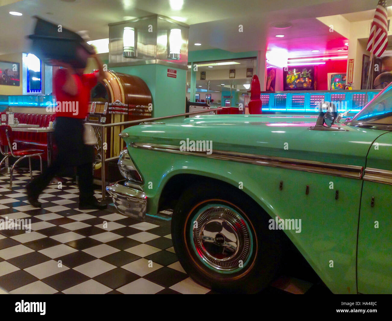 San Francisco Ca Usa Inside Retro 1950s Interior