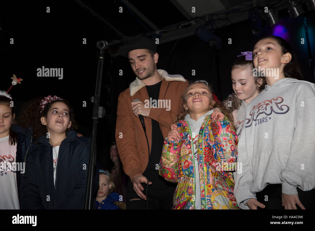 Petts Wood, UK. 26th Nov, 2016. Tom Parker from The Wanted along with