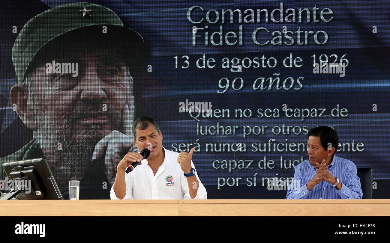【ad】 President rafael correa hi-res stock photography and images