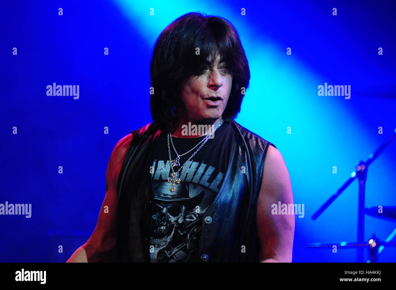 New York, USA. 26th Nov, 2016. Joe Lynn Turner performing in concert at