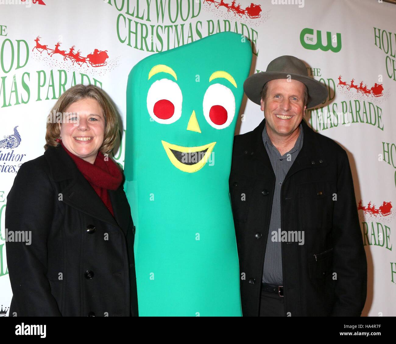 Los Angeles, CA, USA. 27th Nov, 2016. Ann Clokey, Gumby, Joe Clokey in attendance for The 85th Annual Hollywood Christmas Parade, Hollywood Boulevard, Los Angeles, CA November 27, 2016. Credit:  Priscilla Grant/Everett Collection/Alamy Live News Stock Photo
