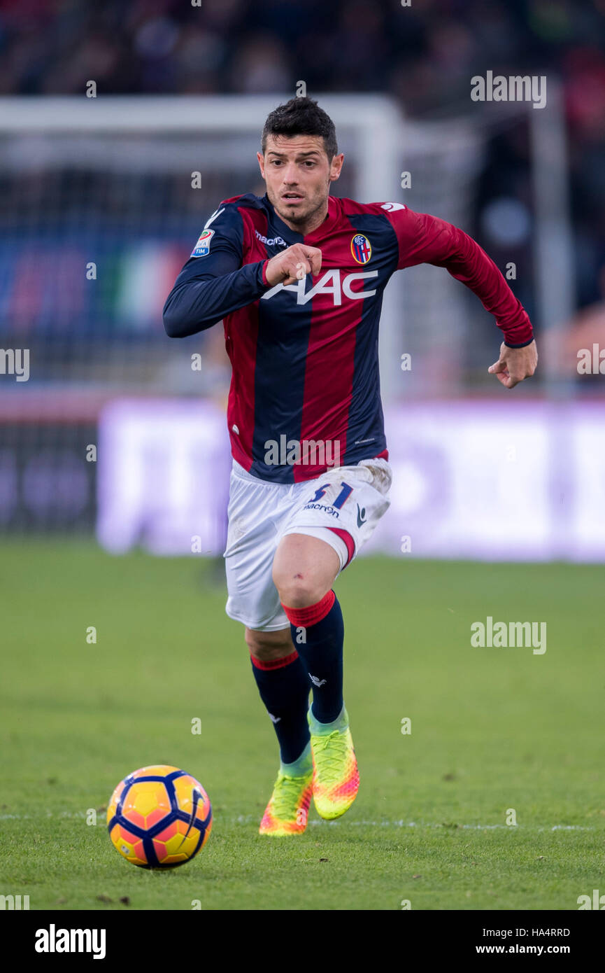 Bologna, Italy. 27th Nov, 2016. Blerim Dzemaili (Bologna) Football