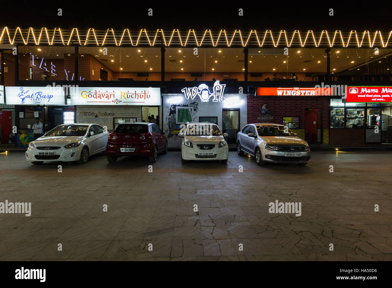 The Street DriveIn in Madhapur area of Hyderabad,India.DriveIn's are