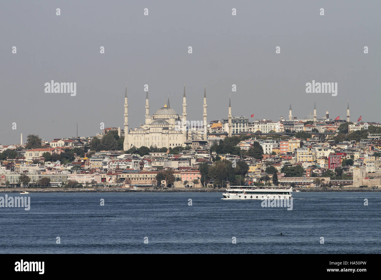 Sultanahmet Blue Mosque in Istanbul City, Turkey Stock Photo - Alamy