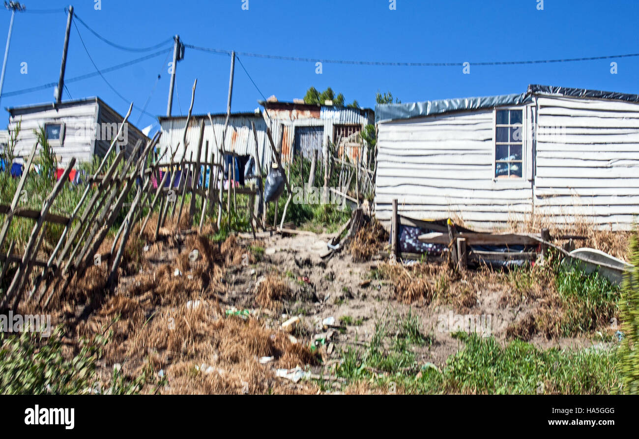 Shanty town just outside Knysna, South Africa Stock Photo - Alamy