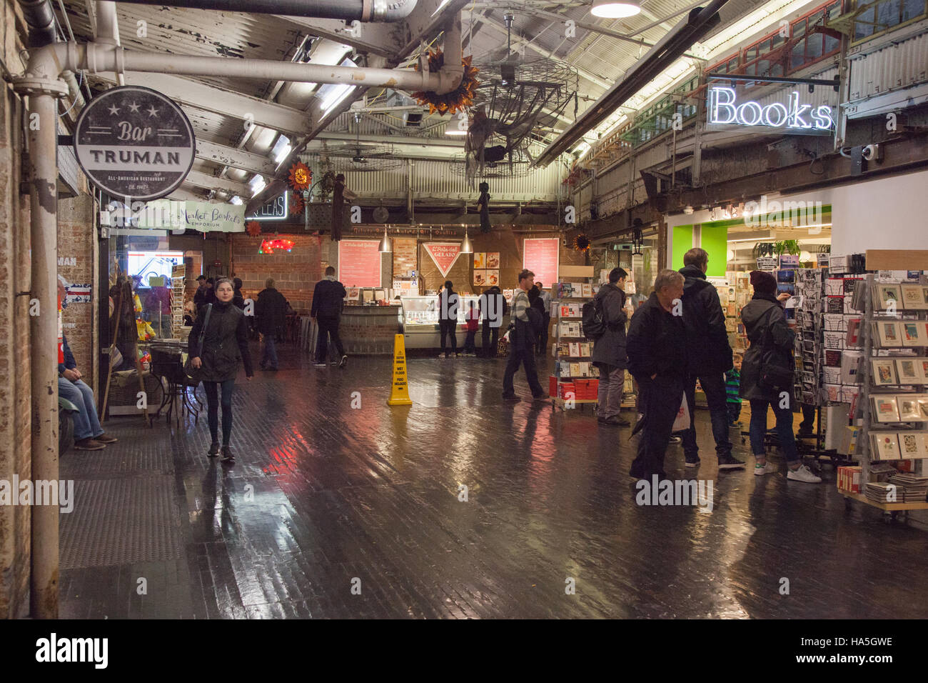 Chelsea Food Market, New York City, United States of America Stock