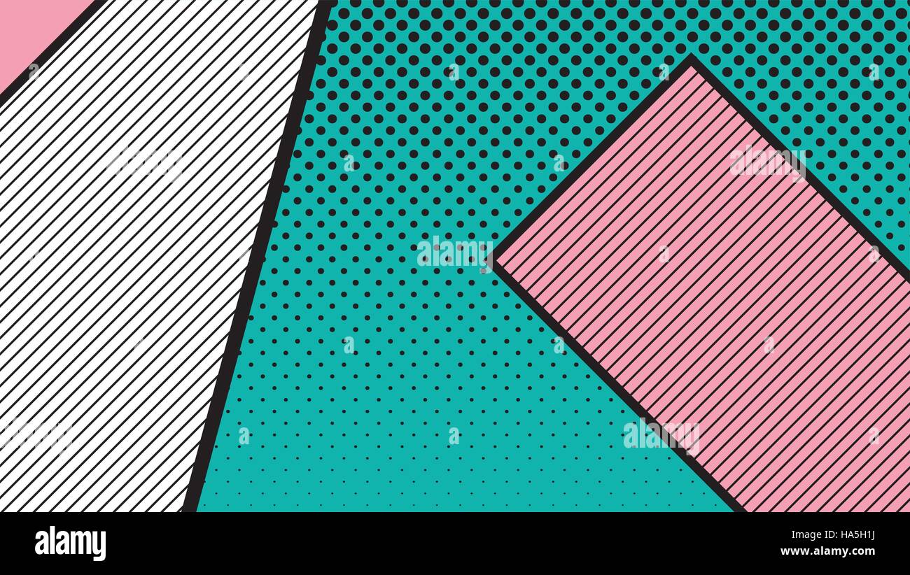 black and white pop art geometric pattern Stock Vector Image & Art Alamy