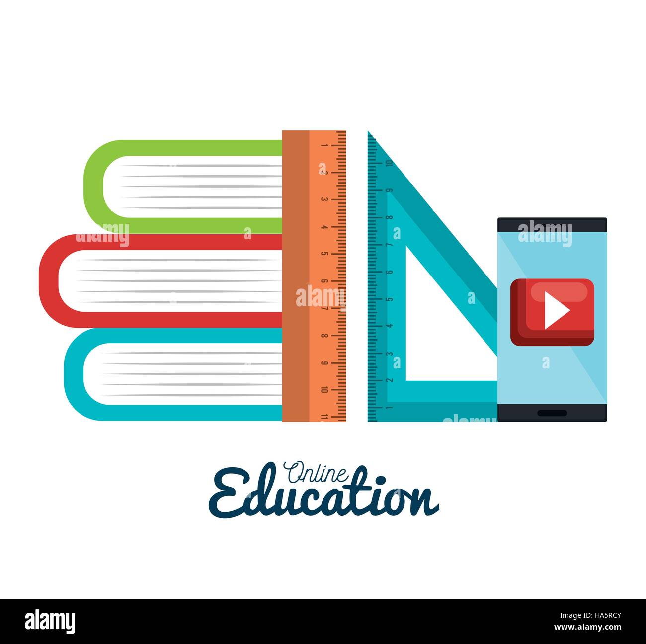 online education set icons vector illustration design Stock Vector ...