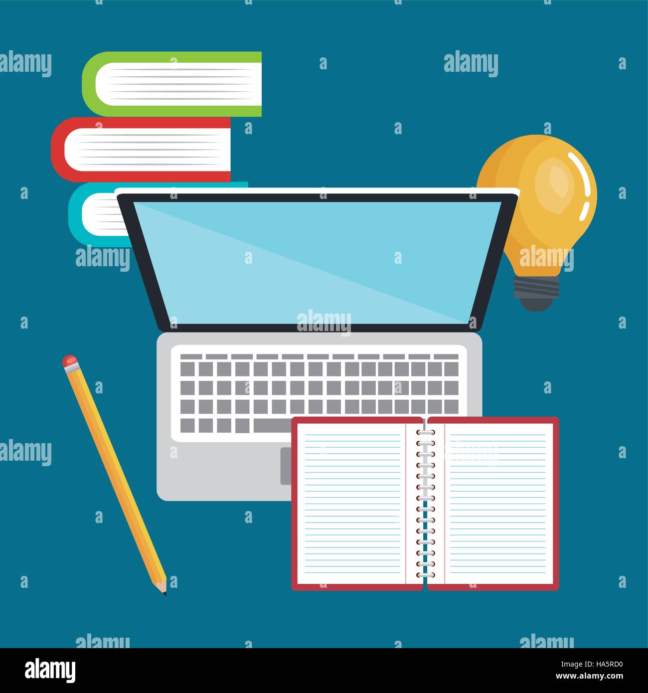 online education set icons vector illustration design Stock Vector ...