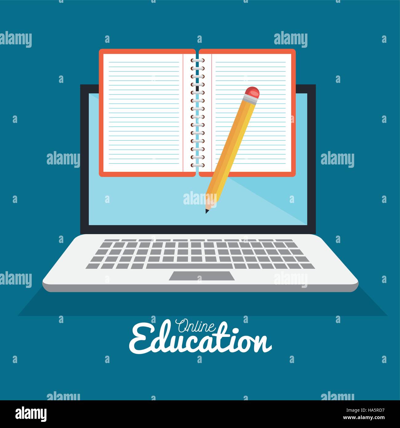 online education set icons vector illustration design Stock Vector ...