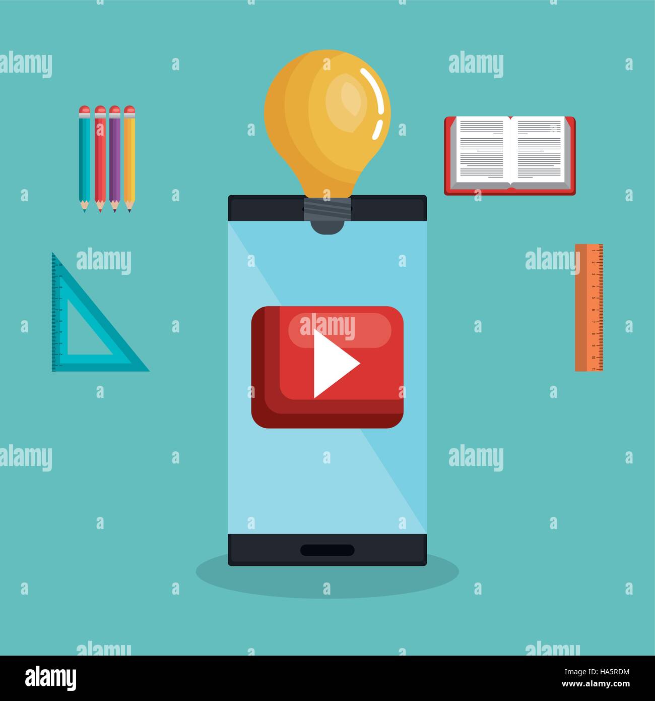 online education set icons vector illustration design Stock Vector ...